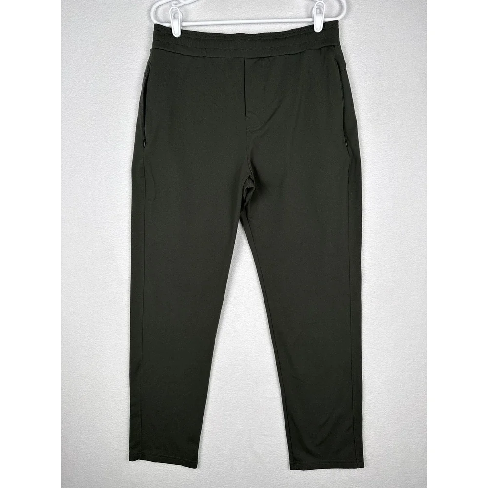 Public Rec Men 34x30 All Day Every Day Pants Navy Blue Olive Green Zipper Pocket